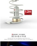 농협몰 [스위스윈] USB 1PORT 차량용 급속충전기 9V 1.67A + C타입 24핀 케이블 (SOL-QC2CP-241)