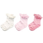 풍성한 러플 유아양말 3종세트(1-4세) 400045 - NS홈쇼핑  풍성한 러플 유아양말 3종세트(1-4세) 400045 - NS홈쇼핑