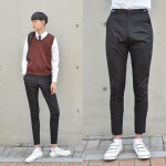 [허리조절] 6.5통 스판 블랙 교복바지(남자) - NS홈쇼핑  [허리조절] 6.5통 스판 블랙 교복바지(남자) - NS홈쇼핑