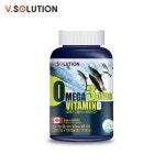 브이솔루션 오메가3 1100 + 비타민D 180캡슐 6개월분 - NS홈쇼핑  브이솔루션 오메가3 1100 + 비타민D 180캡슐 6개월분 - NS홈쇼핑