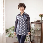 엄마옷 마담4060 안개꽃레이스티셔츠-XATE804001- - NS홈쇼핑  엄마옷 마담4060 안개꽃레이스티셔츠-XATE804001- - NS홈쇼핑