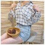 [AK수원][피그먼트]머랭체크남방  PAIM-WNBW261 - NS홈쇼핑  [AK수원][피그먼트]머랭체크남방  PAIM-WNBW261 - NS홈쇼핑