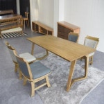 맬린 4인 원목 식탁 세트(의자형) - NS홈쇼핑  맬린 4인 원목 식탁 세트(의자형) - NS홈쇼핑