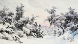 국내최대 미술품경매 - 포털아트 - 신성천의 아침 *(125cm x 71cm 약48호) 2008