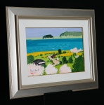 국내최대 미술품경매 - 포털아트 남해인상 *10M(53cm x 33.5cm) Oil on canvas 2008 *유리액자 상세설명 필독*