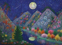 국내최대 미술품경매 - 포털아트 下月 봄 여름 가을 없이 *4F(33.4cm x 24.2cm) Oil on canvas 2008 *유리액자 상세설명 필독