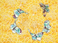 국내최대 미술품경매 - 포털아트 풍요 - 화합 *변형10호(51cm x 38.5cm) 혼합재료 *유리액자*