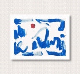 국내최대 미술품경매 - 포털아트 Rare item the absolute beauty and climax *4F(33.3cm x 24.2cm) 돌가루에 혼합 2021 *유리없는액자*