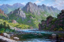 국내최대 미술품경매 - 포털아트 비로봉 (91cmx60cm) 