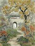 국내최대 미술품경매 - 포털아트 - 대성산성 북문의 가을 (64cm x 86cm) *2월15일 한점 통관* 추가공급 협의 없는 상태