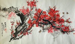국내최대 미술품경매 - 포털아트 - 해빛흐르는 봄날 (96cm x 58cm) 07-1/4계약서