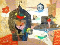 국내최대 미술품경매 - 포털아트 일상-생성 *15P(65cm x 50cm) Mixed media on canvas 2007년작 *상세설명 참조*