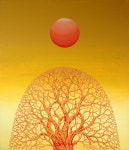 국내최대 미술품경매 - 포털아트 일출 - 신,망,애(日出 - 信,望,愛) *10F(45cm x 53cm) Oil on canvas 2006 *세계적인 화가 모심을 영광으로... 