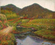 국내최대 미술품경매 - 포털아트 - 고향산천 (99cm x 83cm 약40.4호) *03월28일 한점 통관*