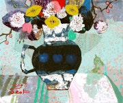 국내최대 미술품경매 - 포털아트 일상-생성 *8F(45cm x 38cm) Mixed Media on canvas 2007 *상세내용 필독*