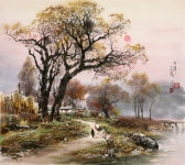국내최대 미술품경매 - 포털아트 저녁 (74cm x 65cm 약24.7호) *05월29일 통관작품