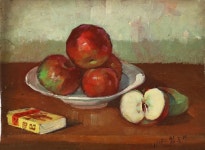 국내최대 미술품경매 - 포털아트 정물 (33cm x 25cm 약5호) *유리액자 상세설명 참조