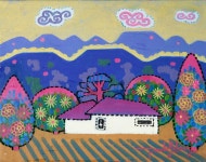 국내최대 미술품경매 - 포털아트 - 용인의 추억 *3F(29cm x 23cm) Oil on canvas board 2006 *유리액자 상세내용 참조*