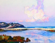 국내최대 미술품경매 - 포털아트 연곡천의 回想(회상) *10P(53cm x 41cm) Oil on canvas 2007*유리액자 상세내용 참조