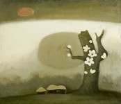 국내최대 미술품경매 - 포털아트 행복이 가득한 *10F(53cm x 45.5cm) Oil on canvas 2006 *유리액자 상세내용 참조*