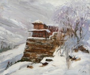 국내최대 미술품경매 - 포털아트 산장 *12F(61cm x 51cm) Oil on canvas 2007 *유리액자 상세설명 참조