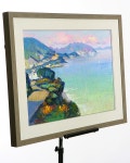 국내최대 미술품경매 - 포털아트 평화 그리고 희망 *15M(65cm x 45.5cm) Oil on canvas 2008 *유리액자 상세설명 필독*