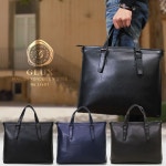 General trading company Aska shop purse and bag | 라쿠텐 일본: 토트 백 맨즈 GLUX 그락스 Bag 큰 가죽 소가죽 2 WAY A4가로형 PC대응... 