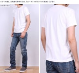 axs sanshin | 라쿠텐 일본: Japan Fit Hanes 2 P크루 넥 T셔츠(헤인즈) 팩 T셔츠/블랙/흰색/반소매/무지/2매 셋트 H5110_090