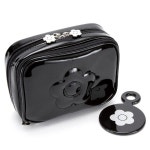 여성 운동의 MARY QUANT (마리 뽕나무) (マリークアント) 코스메틱 파우치 엠보스에 나 멜 스퀘어 파우치 246-854044-010-0 (검정)