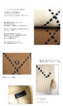 C.POINT | Rakuten Global Market: (Fred Perry) FRED PERRY #F7106 Womens Textured Sweater Womens sweater high neck grosgrain... 