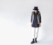 Ordinary fits オーディナリーフィッツ LG BARBER SHIRT/롱 와이드 셔츠 ol-s029 (2 컬러) (M) [10P24Oct15]