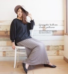 e-zakkamania stores | Rakuten Global Market: Cuttgroglan material switched down, cut and sewn. Pretty ladies tops design sleeves... 