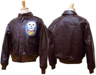 Earth Market | 라쿠텐 일본: バズリクソンズ Buzz Rickson s 비행 재킷 가죽 재킷 A-2 패치 모델 「 90th BG Jolly Rogers 」... 
