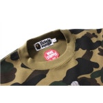 APE (가 베이 싱 エイプ)/WIND STOPPER 1ST CAMO SHARK CREWNECK [GREEN] 2015 겨울 1b80-113-020 남성 상어 스웨트 셔츠 트레이너