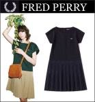 United CORRS | 日本乐天市场: FRED PERRY女士Block Pleated Dress F8355