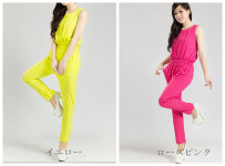 hallo0828 | Rakuten Global Market: ] All 8 colours 4 size deployment / all-in-one / pants dress / Setup / josetfrontotack / West... 