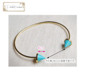 Hanatelier | Rakuten Global Market: 삼각 우 조명 및 터키석 1 연 심플 팔찌 bra037