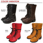 boots &#x2F; lace-up &#x2F; with workpiece and fastener, cosplay, hard, Halloween&#x2F;tank sole &#x2F; heel 5 cm&#x2F;h9501