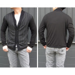 쟈 켓 블루 존 헤링 본 무늬 모직 멜 톤 소재의 밀리터리 테 이스트 패치 포켓 스트레치 테일러 드 자 켓 ARMANI-MCEJ MCZMJ 008