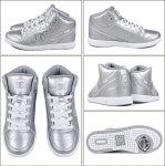 Sneakersoko-kids | 라쿠텐 일본: DC SHOES 디시슈즈 UNIVERSITY MID SE SN유니버시티 미드 SE SN메탈릭 실버 ADJS700018-MSL