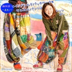 在某一点上的东西 ！☆ 印度丝绸修补程序 ☆ sarrouel 裤子 ♪ 让我们去 ☆ ★ M @A0206 [阿拉丁裤取消沙拉气球拼凑而成。