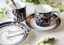 Only One shop | 라쿠텐 일본: 웨지우드/WEDGWOOD 르네상스 블루/Renaissance Blue 컵 &amp; 소사-캔