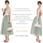 Rs Gown | 日本樂天市場: 古董黄金和柔軟的彩色的マリアージュ*。・&deg;是叔父長墩距陰謀&amp;極光媒介宴會禮服FD-250050