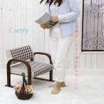 SIESTA web | 라쿠텐 일본: 양의 다리/Comfy (칸 피)/좌 석 자/다리/일본식의 자/서 앉고 편하게 긍정적인 다리/우드 프레임/어머니의 날... 