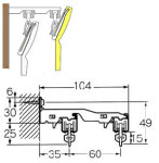 soei | 라쿠텐 일본: 오더 커텐 레일★Phreak 에코~1.82 m☆더블 정면 붙어라★카텐레이르카텐레이르레이르 1 cm단위로 컷 해 주기 때문에... 