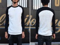 Sleeve/2 팩 열 셔츠 라 글란 슬리브 」 (OL-013 A 팩) (BWG/UNCROWD/앤 클라우드/INTO THE LOCAL/BLUE BIRD-블루버드)