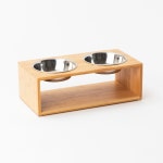 높이가 적당한 반려동물용 2구 식탁 - S.I.VILLAGE [JAJU]높이가 적당한 반려동물용 2구 식탁 -