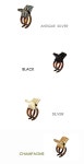 [Colette Malouf 꼴레트 말루프] Metal Wicker Jaw Clip [W CONCEPT]