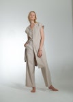 자쿤(jacoon) | [JACOON 자쿤] V-NECK DRESS - BEIGE [W CONCEPT]