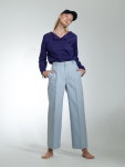 자쿤(jacoon) | [JACOON 자쿤] FOLDED COLLAR SHIRTS - PURPLE [W CONCEPT]